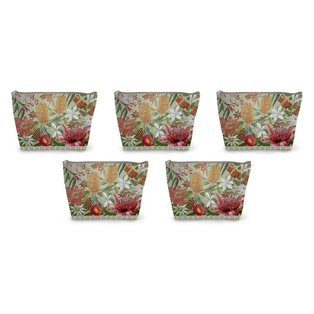 LA LA LAND Holiday Pouch Botanical Beauty 23 x 29 x 1cm Pack of 5