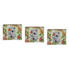 LA LA LAND Coin Purse Botanical Beauty 14 x 14cm Pack of 3