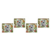 LA LA LAND Coin Purse Botanical Beauty 14 x 14cm Pack of 4
