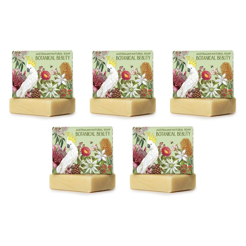 LA LA LAND Australian Natural Soap Botanical Beauty Pack of 5
