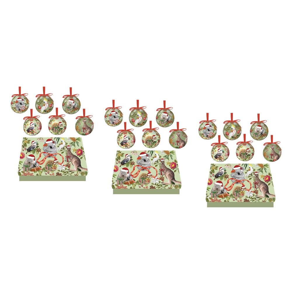 LA LA LAND Bauble Box Set Botanical Beauty Pack of 3