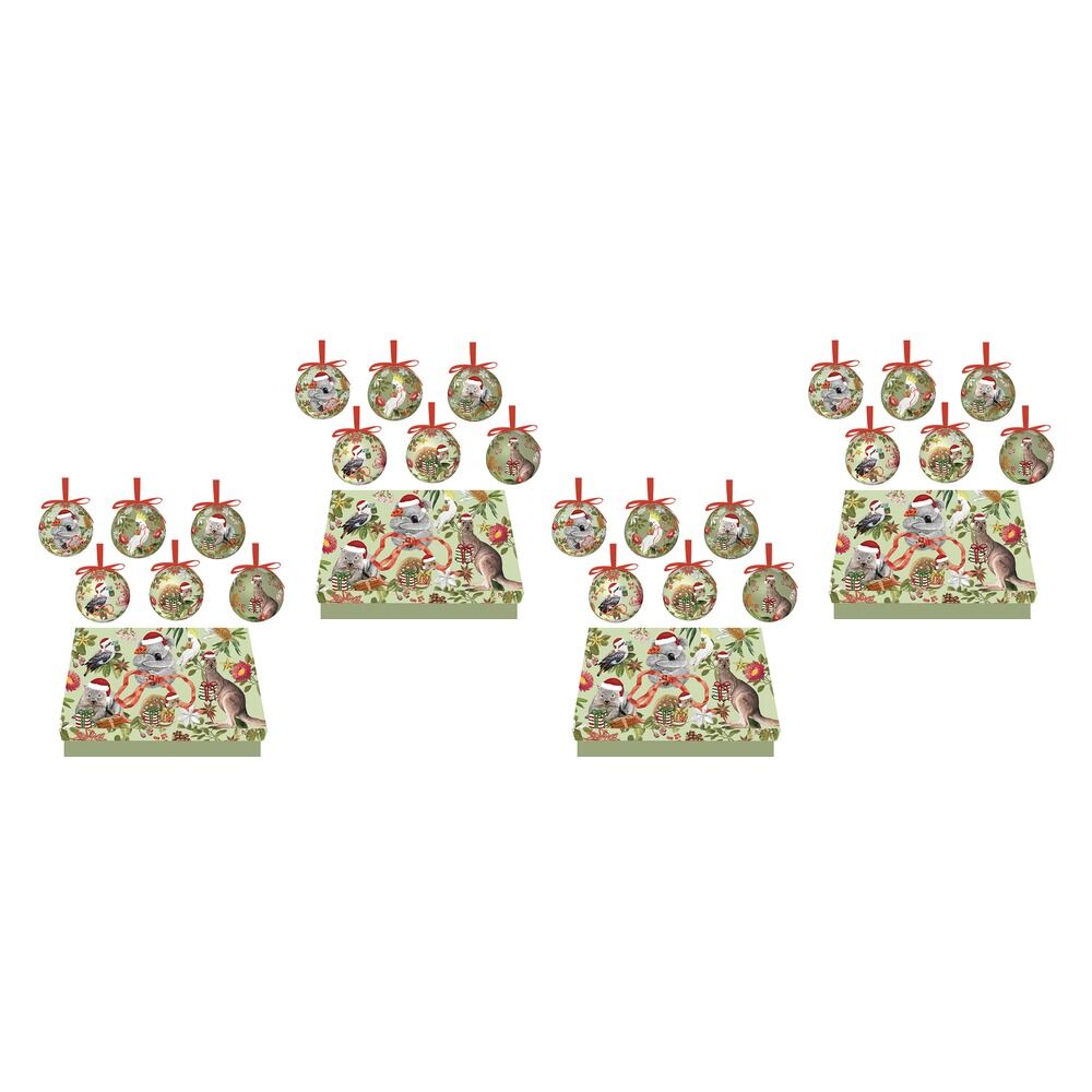LA LA LAND Bauble Box Set Botanical Beauty Pack of 4