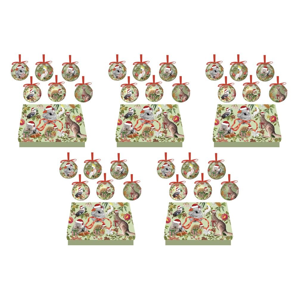 LA LA LAND Bauble Box Set Botanical Beauty Pack of 5
