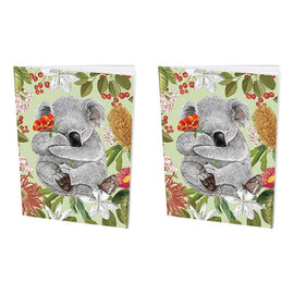 La La Land Pocket Notebook Botanical Beauty Pack of 2