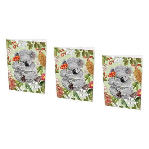 La La Land Pocket Notebook Botanical Beauty Pack of 3