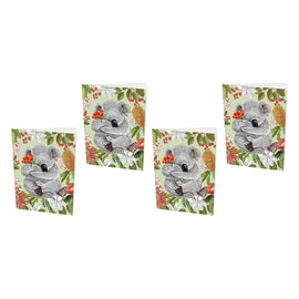 La La Land Pocket Notebook Botanical Beauty Pack of 4