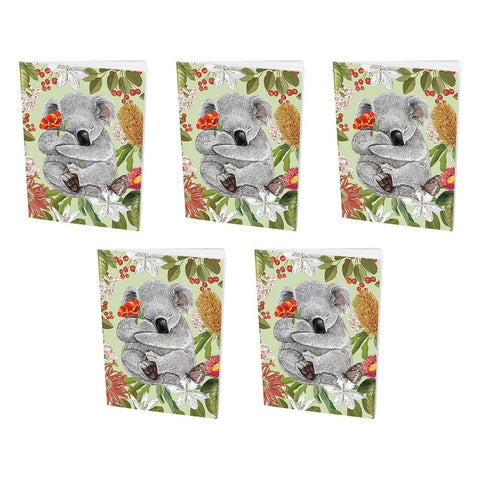 La La Land Pocket Notebook Botanical Beauty Pack of 5