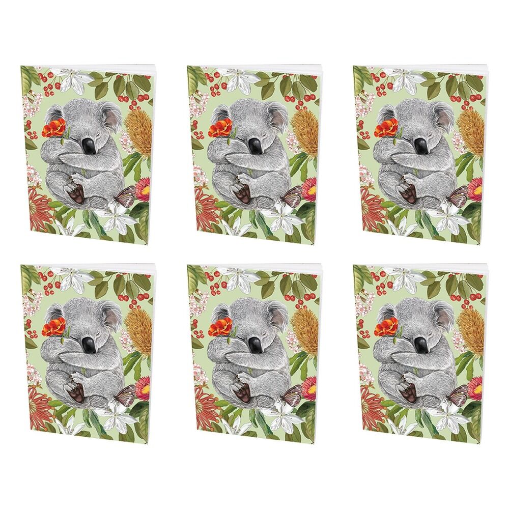 La La Land Pocket Notebook Botanical Beauty Pack of 6