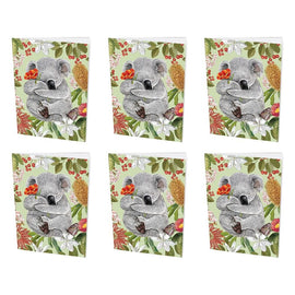 La La Land Pocket Notebook Botanical Beauty Pack of 6