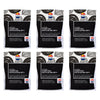 Le Tan Activated Charcoal Exfoliating Mitt Pack of 6