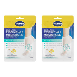 Scholl Exfoliating & Moisturising Peeling Foot Mask Pack of 2
