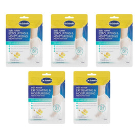 Scholl Exfoliating & Moisturising Peeling Foot Mask Pack of 5