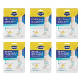 Scholl Exfoliating & Moisturising Peeling Foot Mask Pack of 6