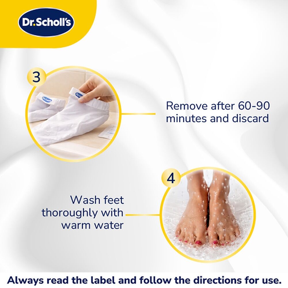 Scholl Exfoliating & Moisturising Peeling Foot Mask