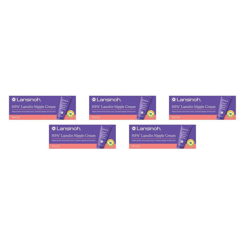 Lansinoh HPA Lanolin Nipple Cream 10g Pack of 5