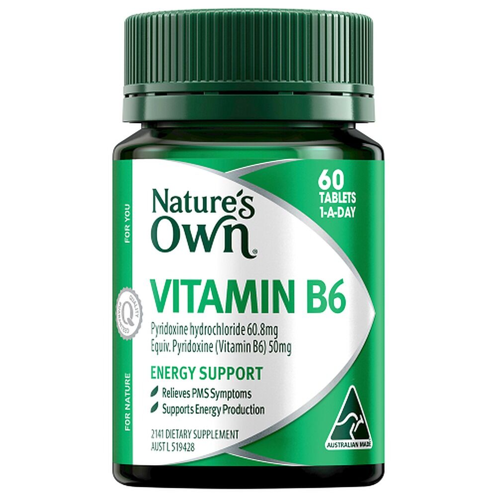 Nature's Own Vitamin B6 60 Tablets