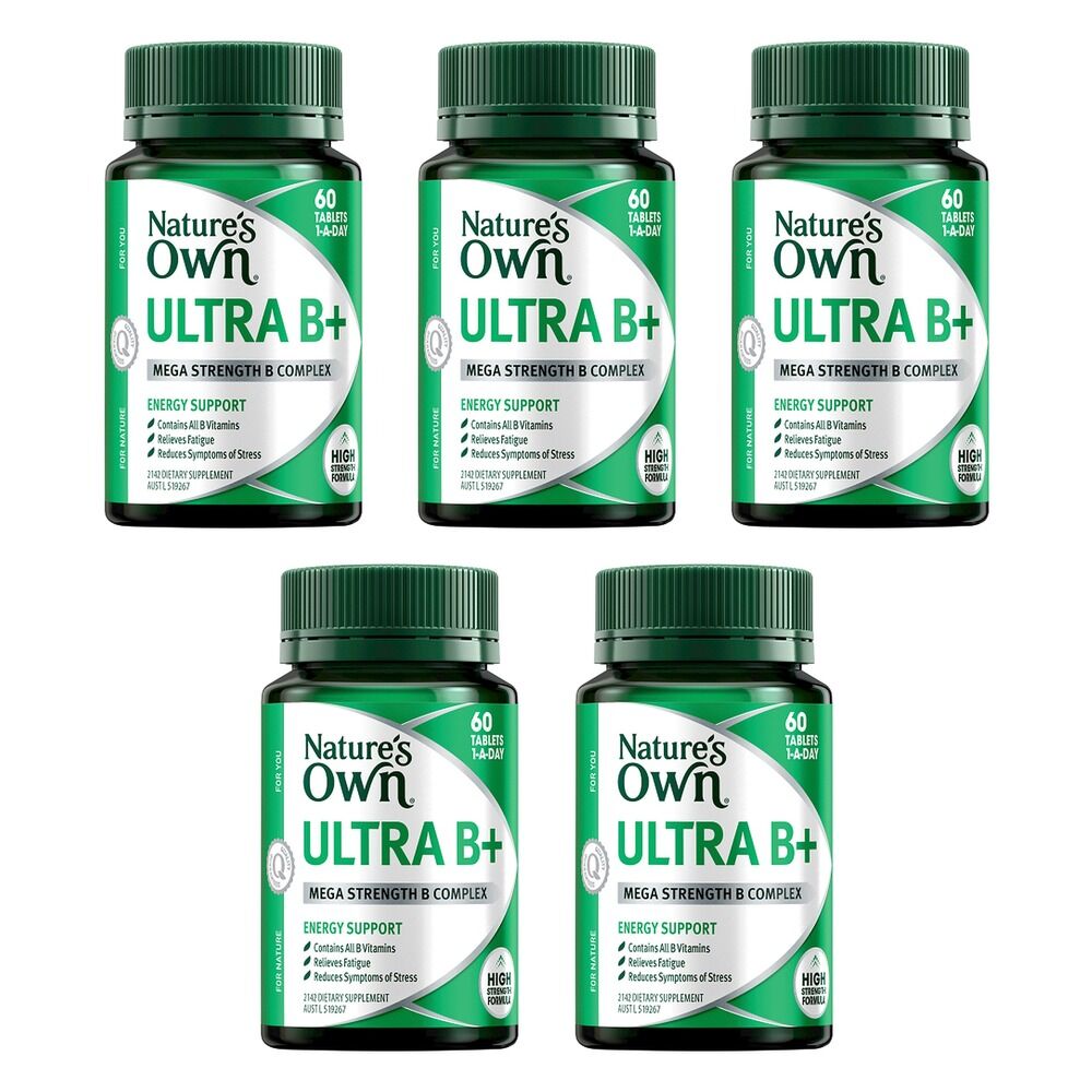 Nature's Own Ultra B+ 60 Tablets Pack of 5