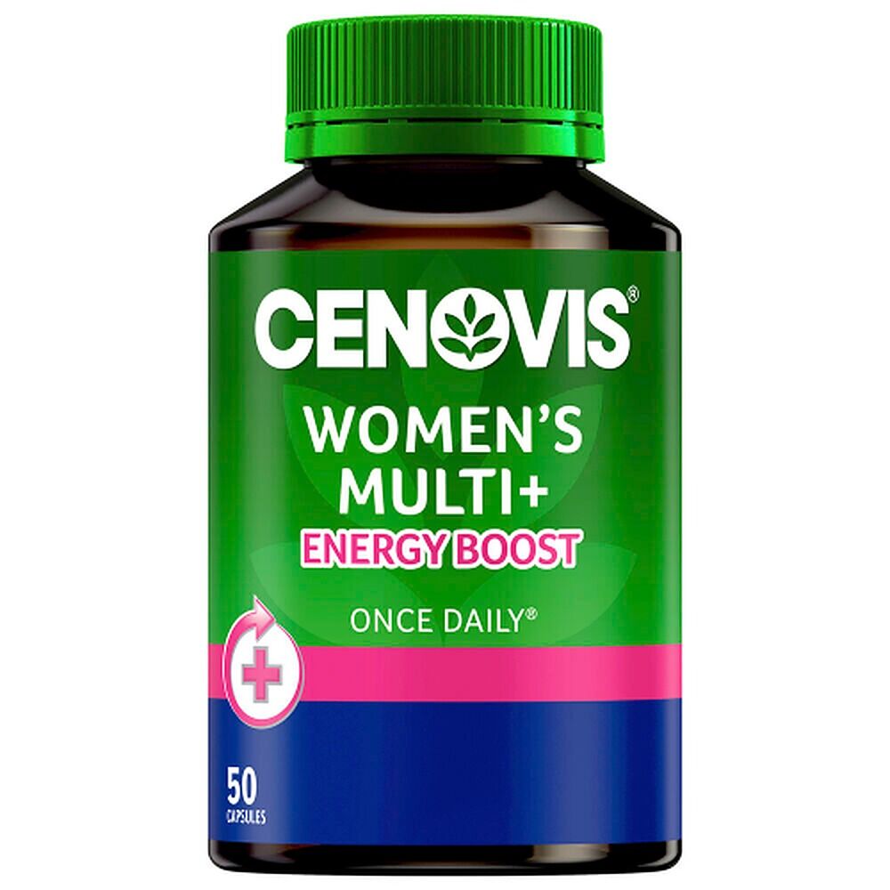 Cenovis Women's Multi + Energy Boost 50 Capsules