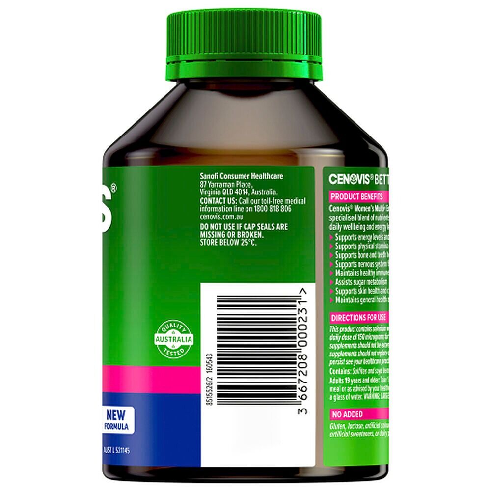 Cenovis Women's Multi + Energy Boost 100 Capsules