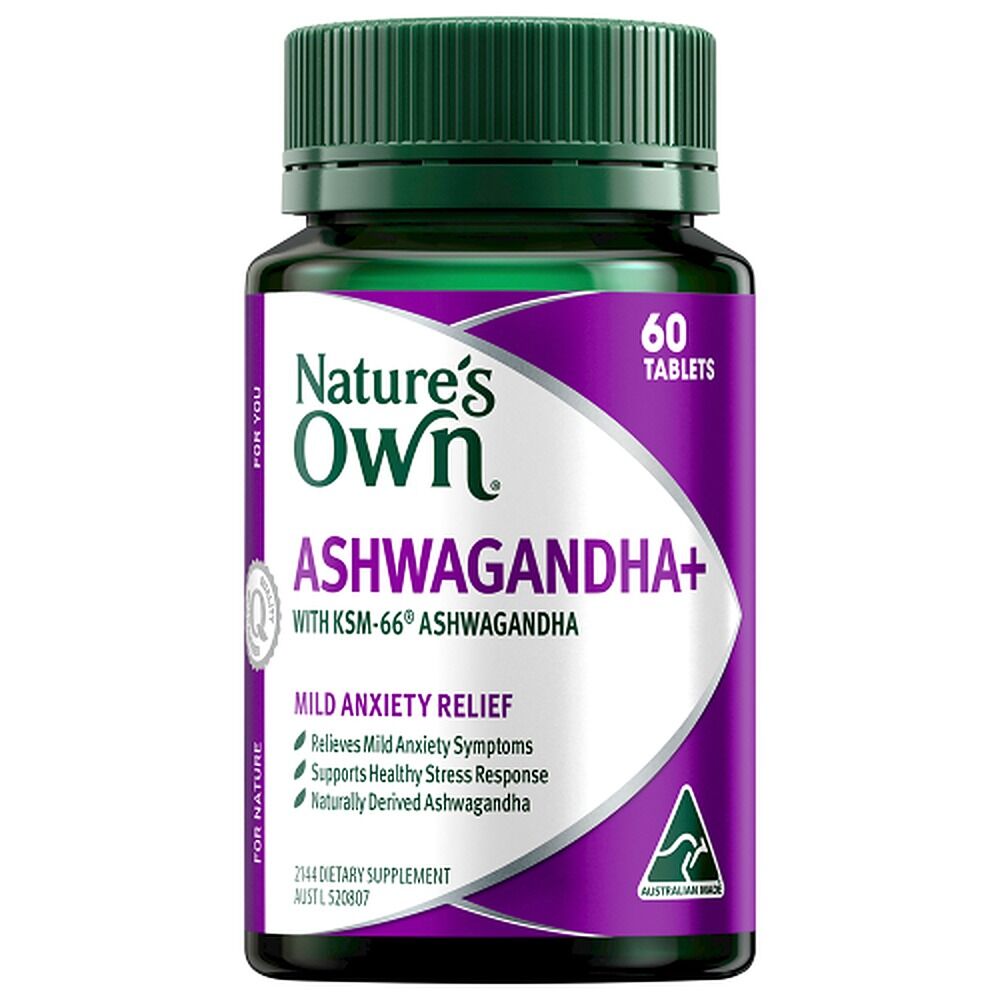 Nature's Own Ashwagandha+ 60 Tablets