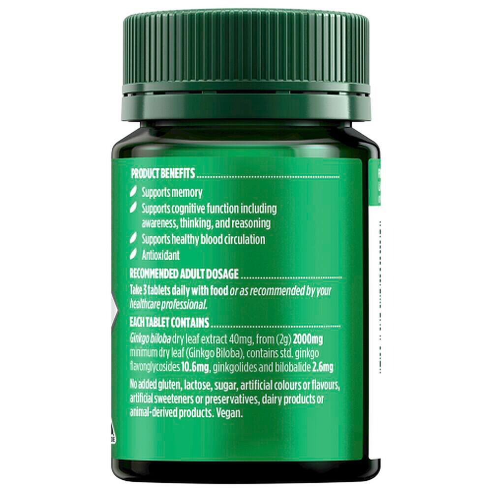 Nature's Own Ginkgo Biloba 60 Tablets