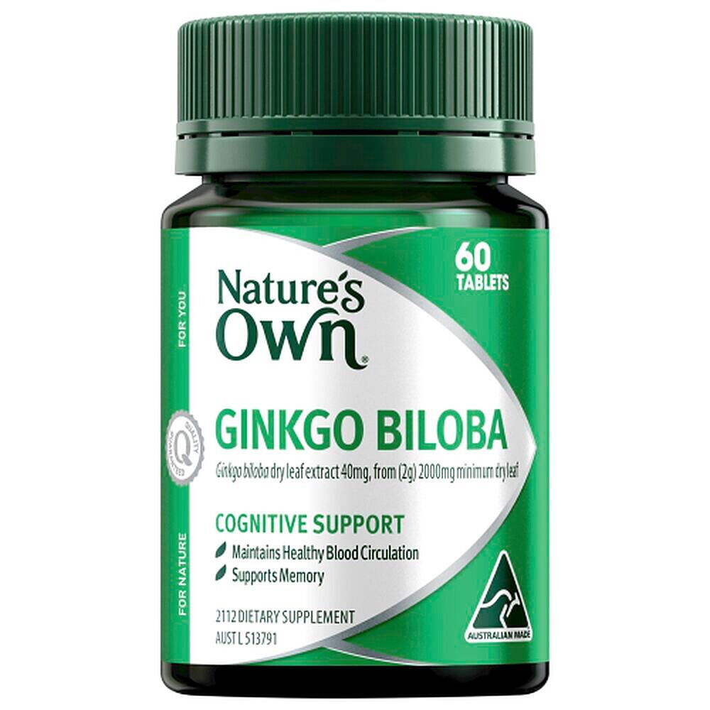 Nature's Own Ginkgo Biloba 60 Tablets