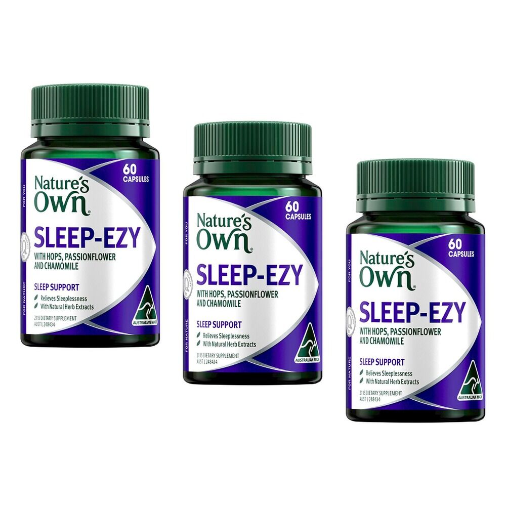 Nature's Own Sleep-Ezy 60 Capsules Pack of 3