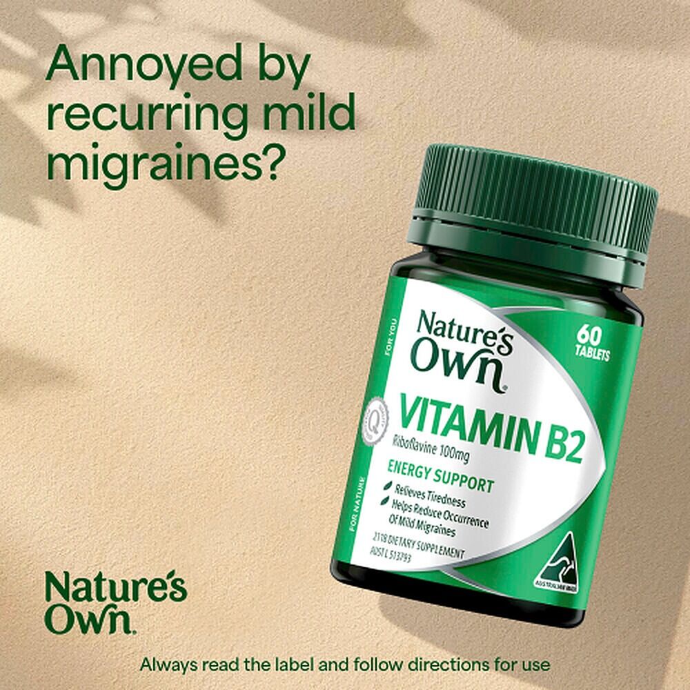 Nature's Own Riboflavine 60 Tablets