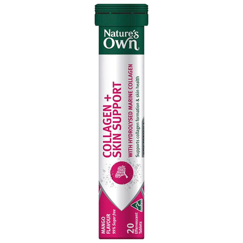 Nature's Own Collagen + Skin Support Effervescent Tablets