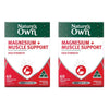 Nature's Own Magnesium + Muscle Support 60 Tablets Pack of 2