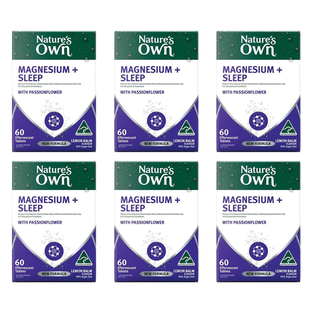 Nature's Own Magnesium + Sleep 60 Tablets Pack of 6