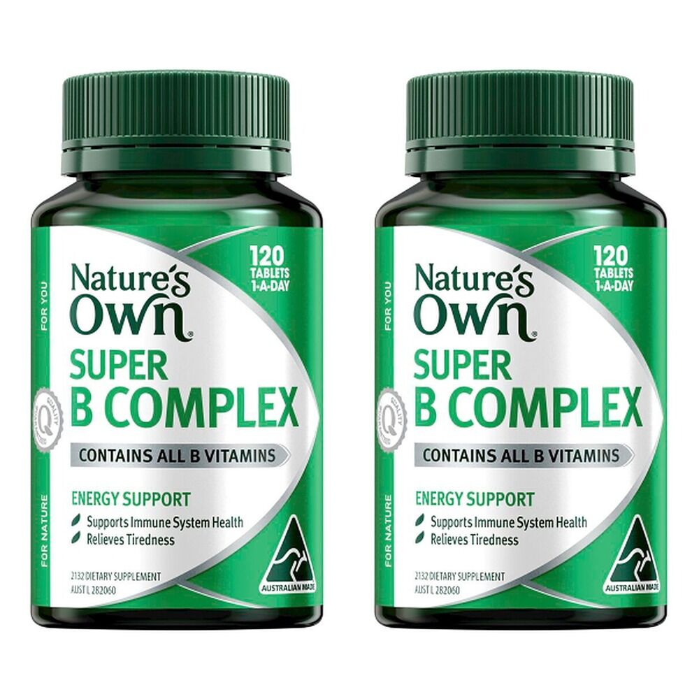 Nature's Own Super B Complex 120 Tablets Pack of 2