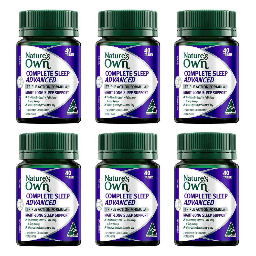 Nature's Own Complete Sleep Advanced 40 Tablets Pack of 6