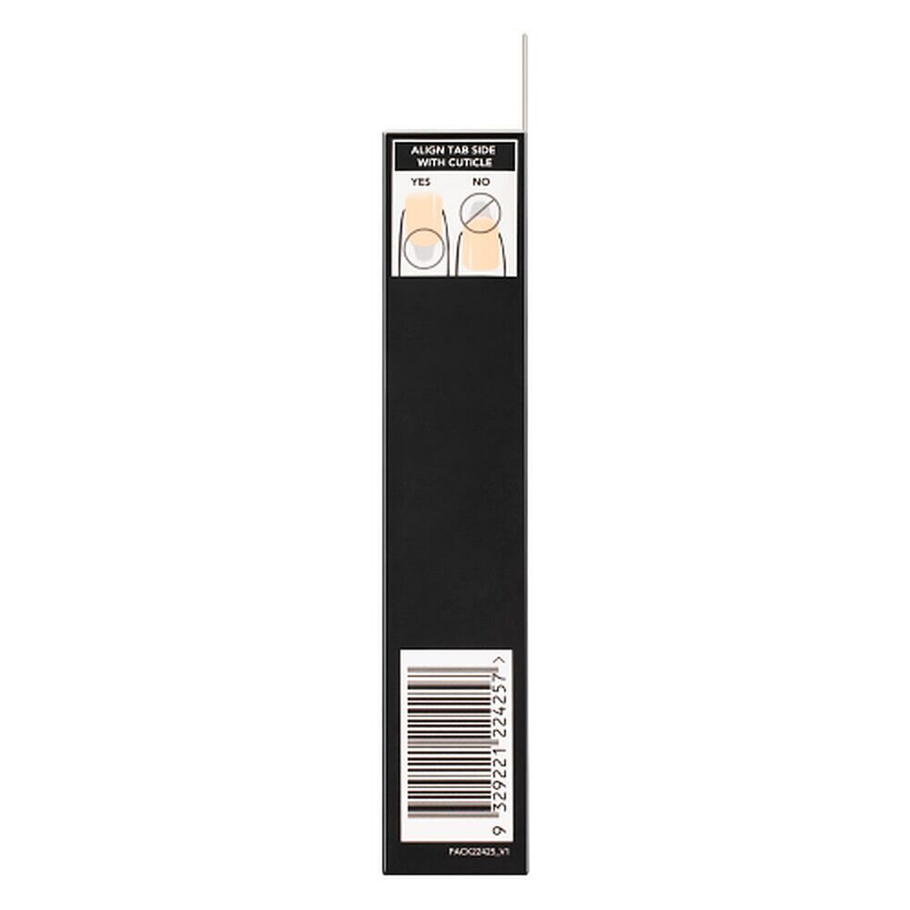Glam by Manicare Glam Ready Pre-Glued Nails La Petite French 30 Pack x 6