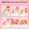 Glam by Manicare Glam Ready Pre-Glued Nails La Petite French 30 Pack x 6