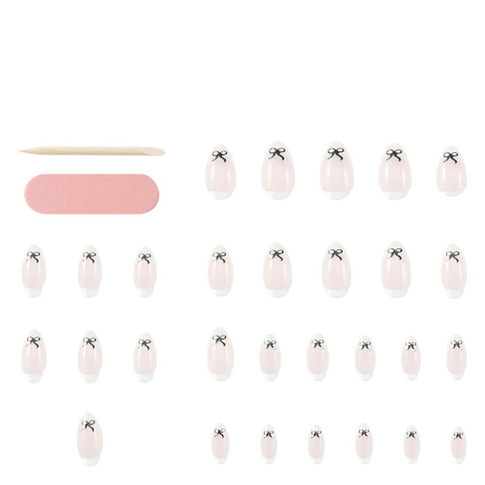 Glam by Manicare Glam Ready Pre-Glued Nails A Little Bit Pretty 30 Pack x 6