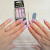 Glam by Manicare Glam Ready Pre-Glued Nails Pretty Purple 30 Pack x 6