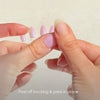 Glam by Manicare Glam Ready Pre-Glued Nails Pretty Purple 30 Pack x 6