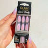 Glam by Manicare Glam Ready Pre-Glued Nails Pretty Purple 30 Pack x 6