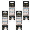 Glam by Manicare Glam Ready Pre-Glued Nails Glazed Glow 30 Pack x 6 Bundle of 4