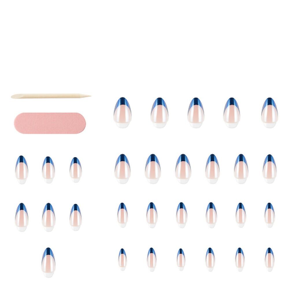 Glam by Manicare Glam Ready Pre-Glued Nails Glazed Glow 30 Pack x 6