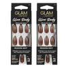 Glam by Manicare Glam Ready Pre-Glued Nails Season Edit 30 Pack x 6 Bundle of 2