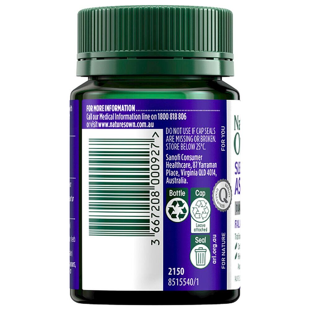 Nature's Own Sleep+ Ashwagandha 60 Tablets