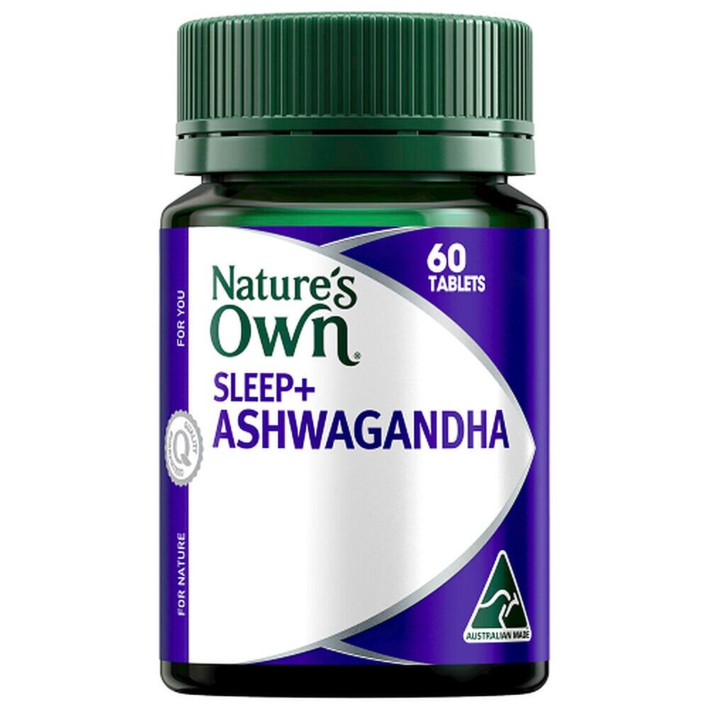 Nature's Own Sleep+ Ashwagandha 60 Tablets
