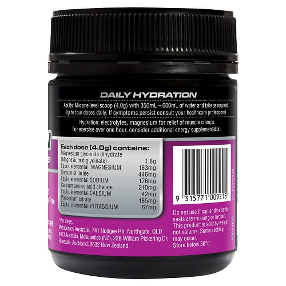 Endura Low Carb Hydration Grapeberry Powder 128g