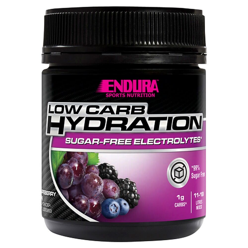 Endura Low Carb Hydration Grapeberry Powder 128g