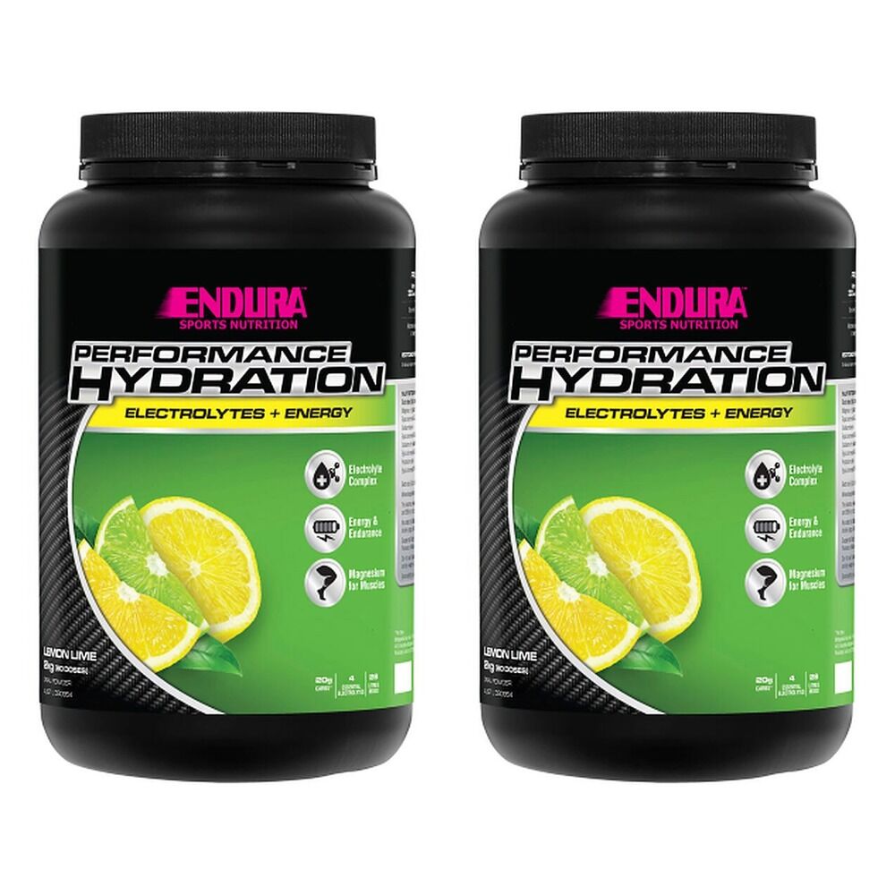 Endura Performance Hydration Lemon Lime Powder 2kg Pack of 2
