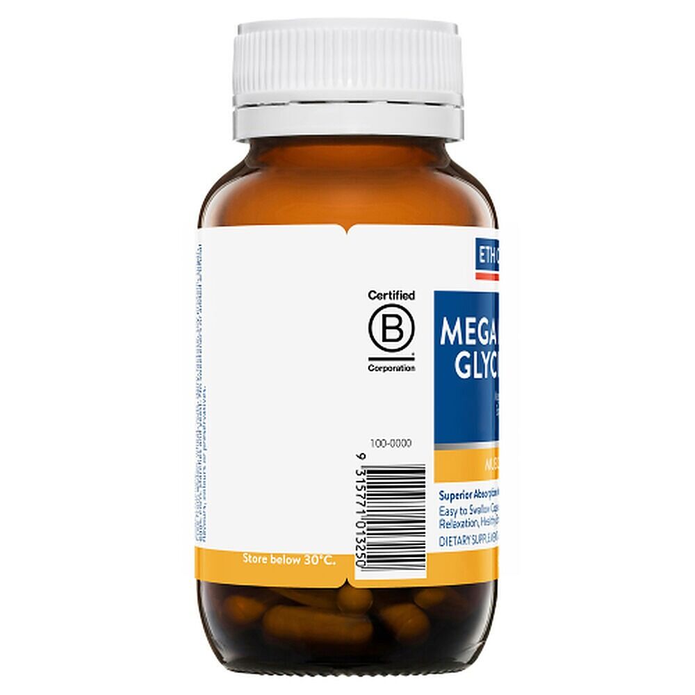 Ethical Nutrients Mega Magnesium Glycinate 3-in-1 50 Capsules