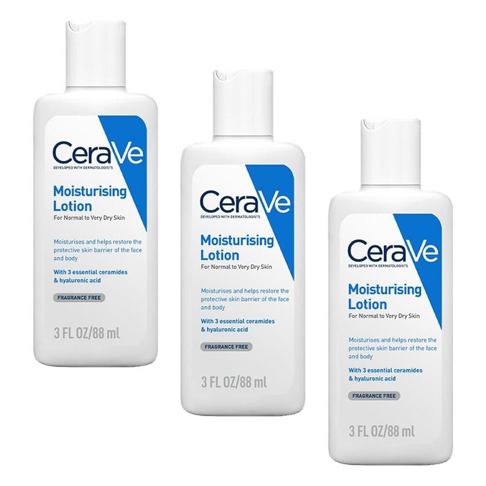 CeraVe Moisturising Lotion 88mL Pack of 3