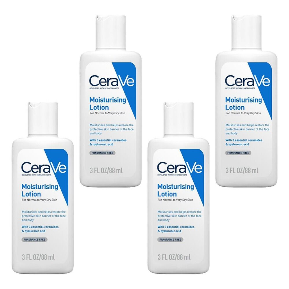 CeraVe Moisturising Lotion 88mL Pack of 4